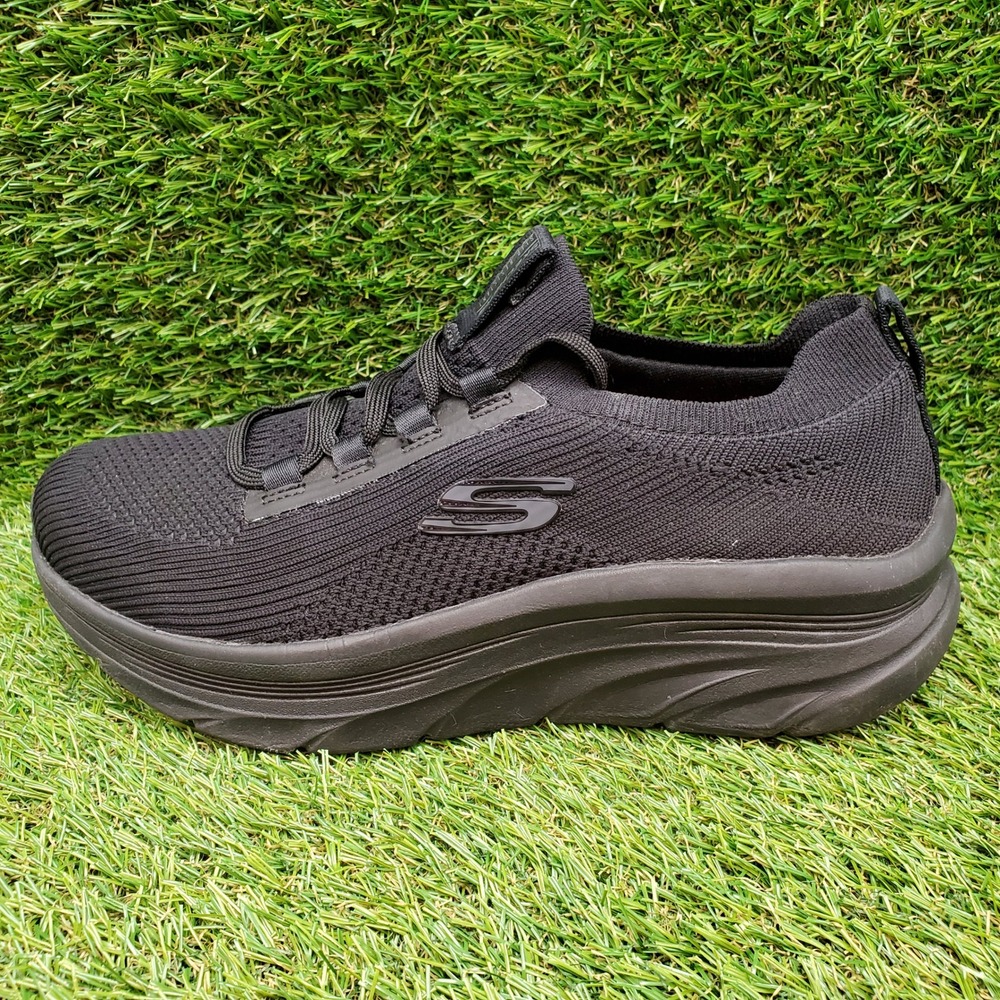 Skechers D'Lux Walker SR Ozema Slip Resistant Work Shoes Black Womens 7.5 WIDE - Picture 6 of 10